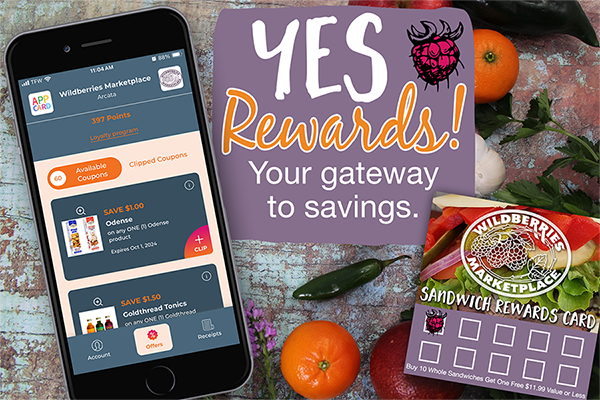 Yes! Rewards Phone App & Punchcard