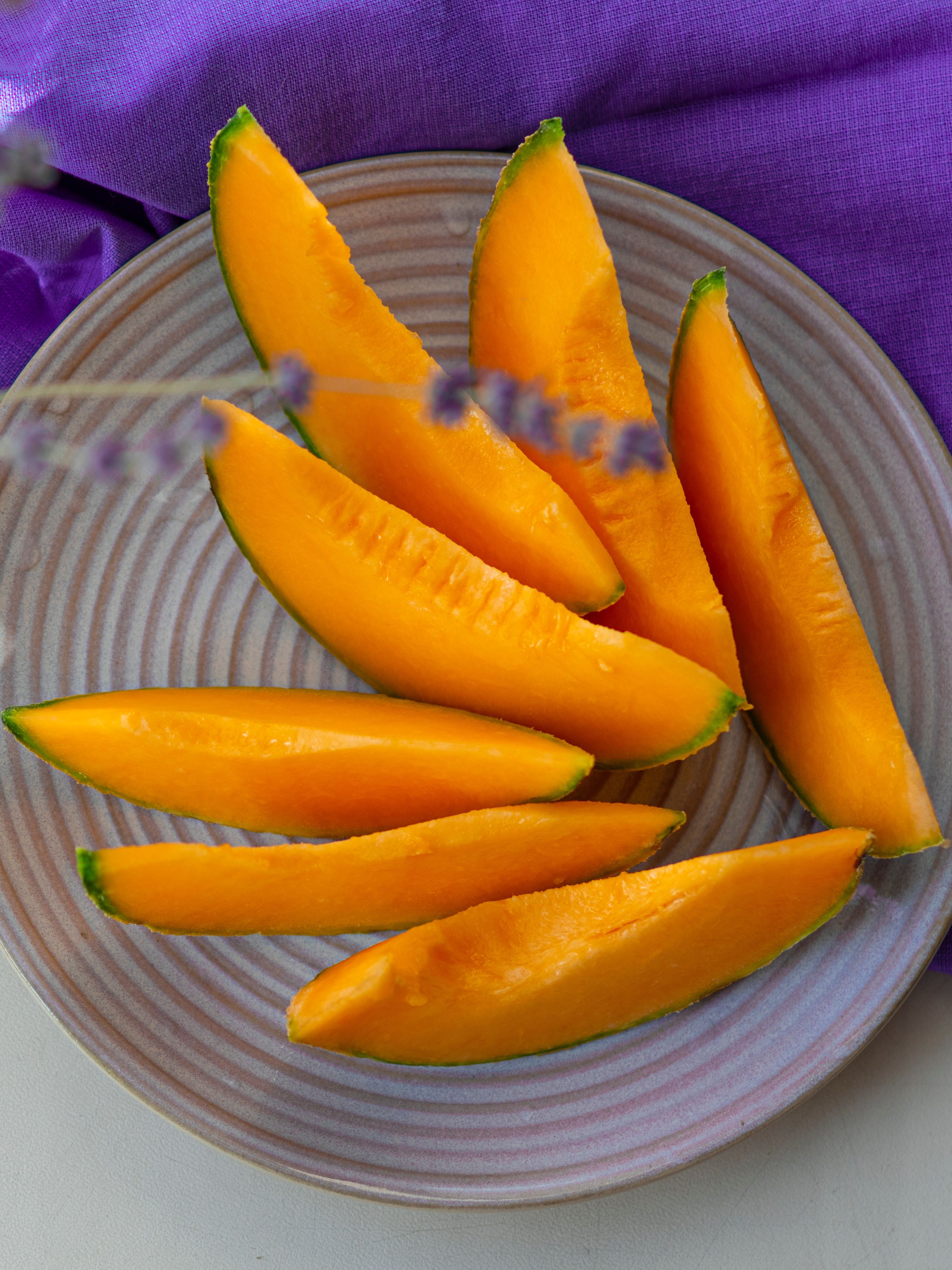 Cantaloupe Slices