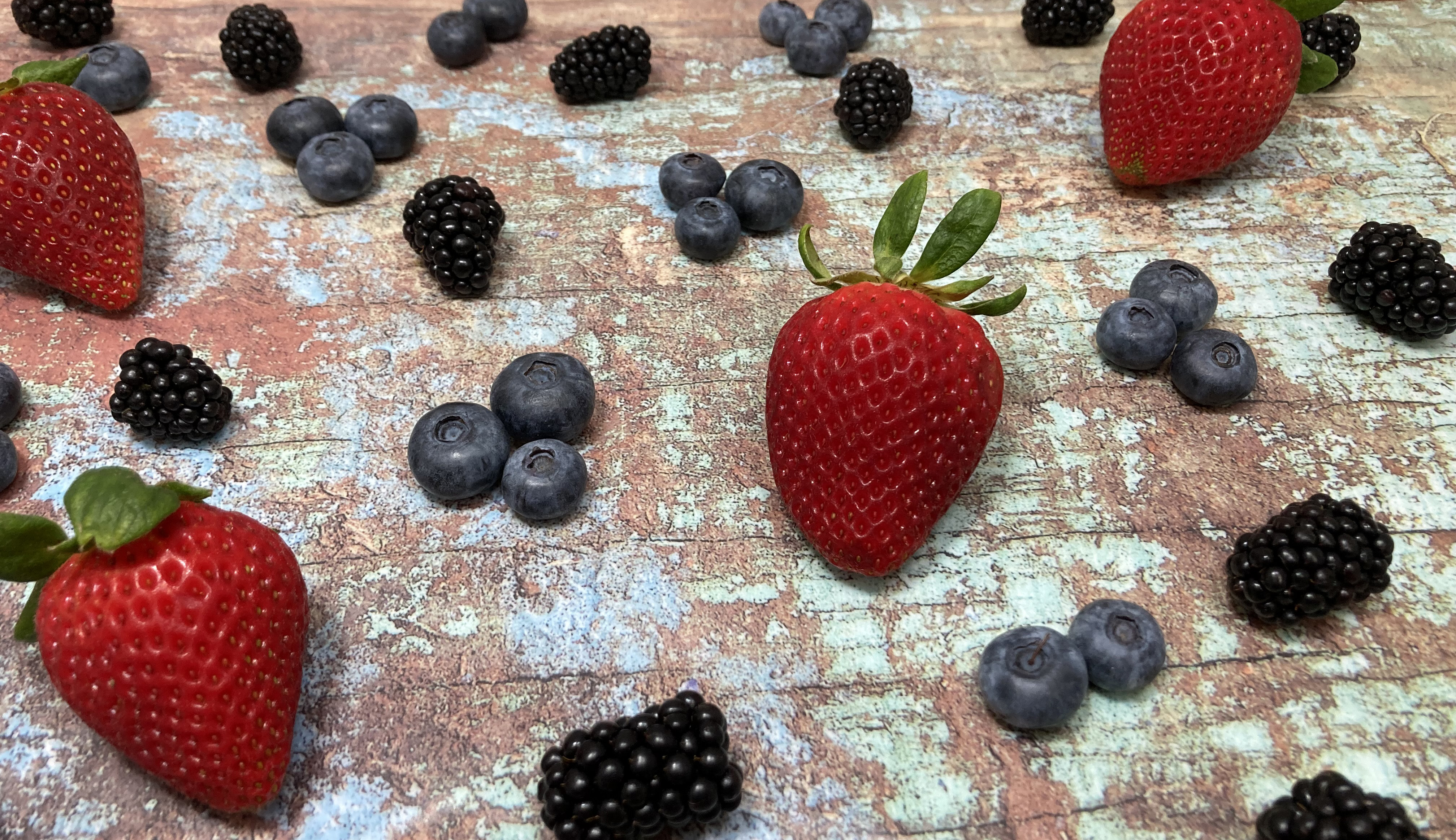 Assorted Berries Artfully Arranged