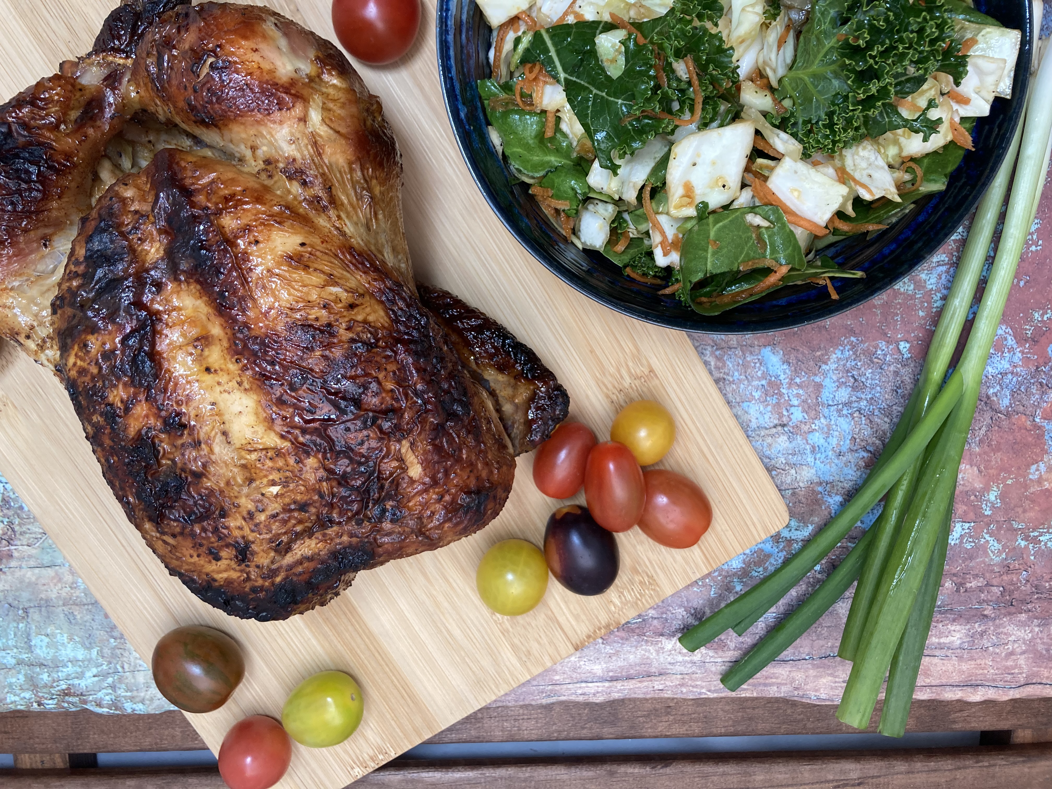 Rotisserie Chicken & Salad