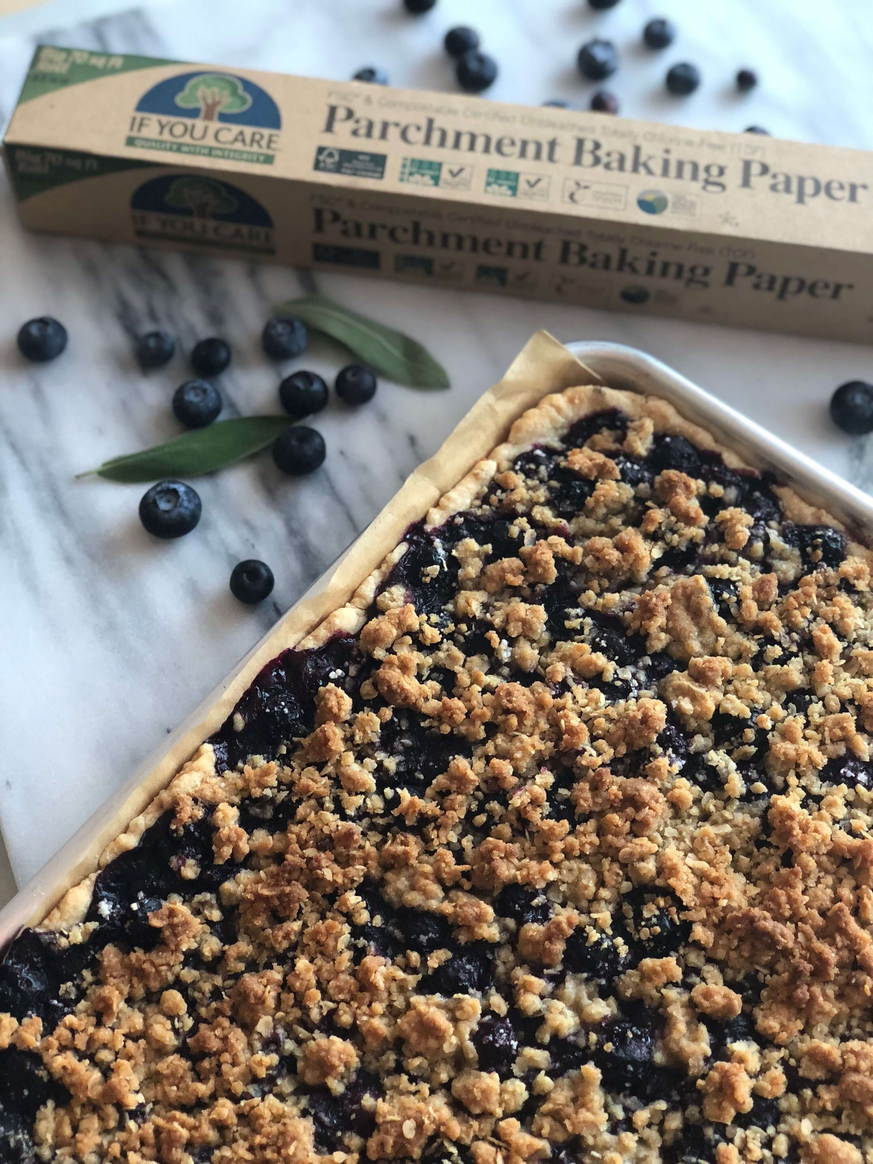 Blueberry & Sage Sheet Pie