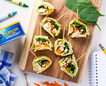 Albacore Tuna Pinwheels