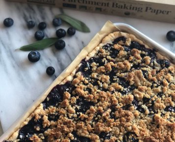 Blueberry & Sage Sheet Pie