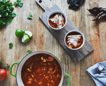 Smoky Chile Tortilla Soup